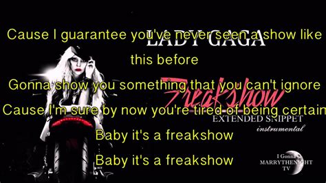 freakshow lyrics